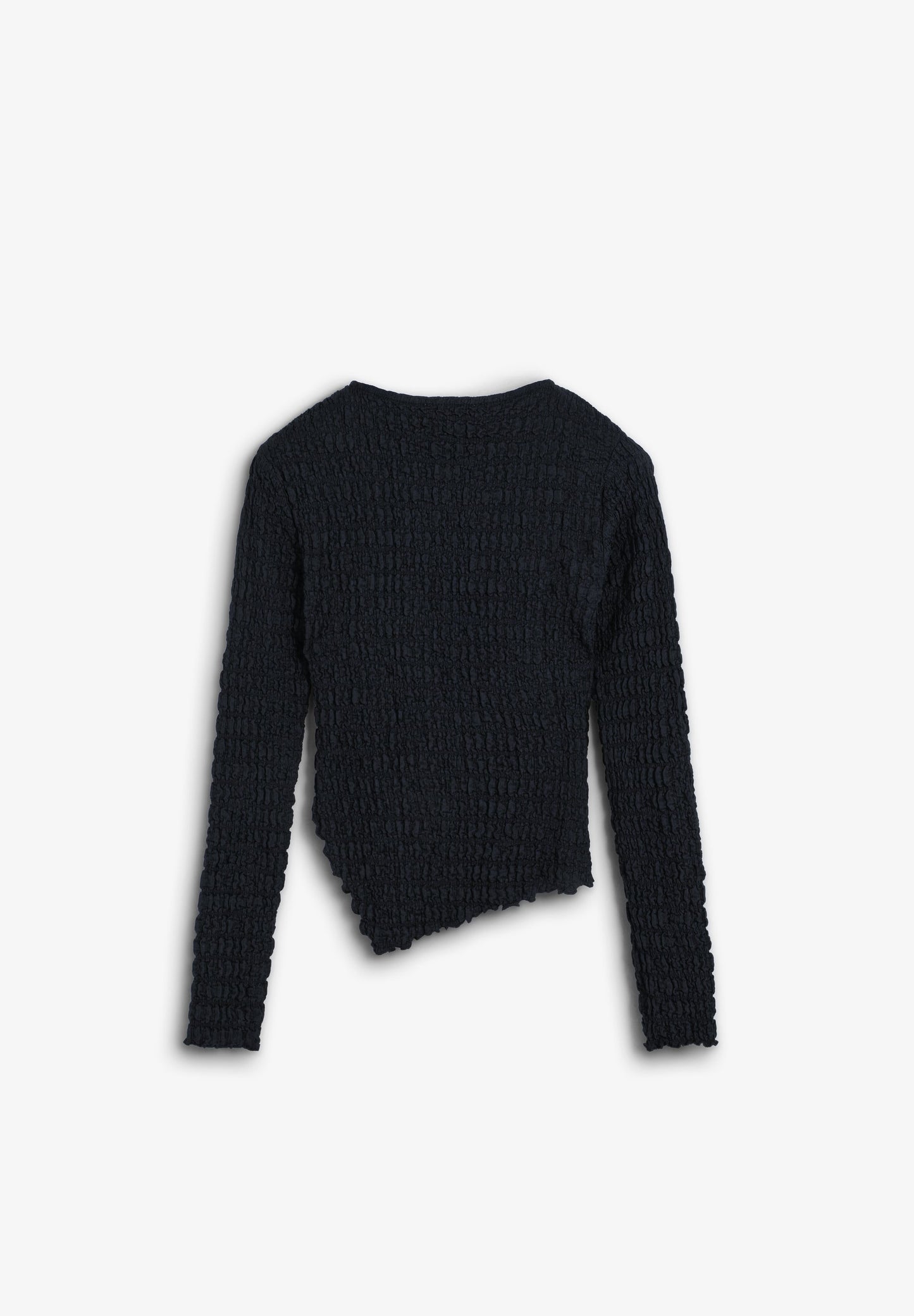 ROUND NECK TEXTURED TOP