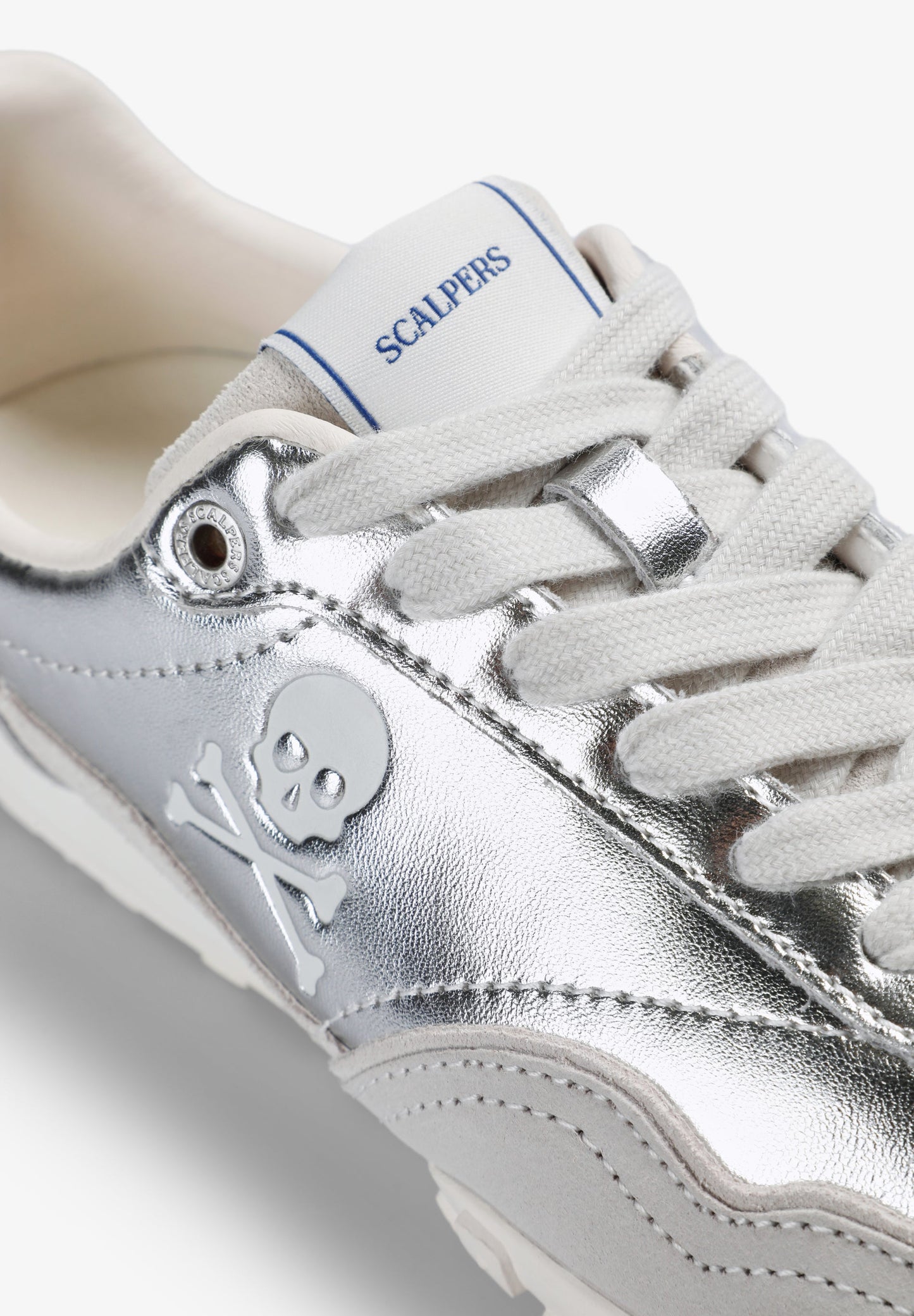 METALLIC LOGO SNEAKERS