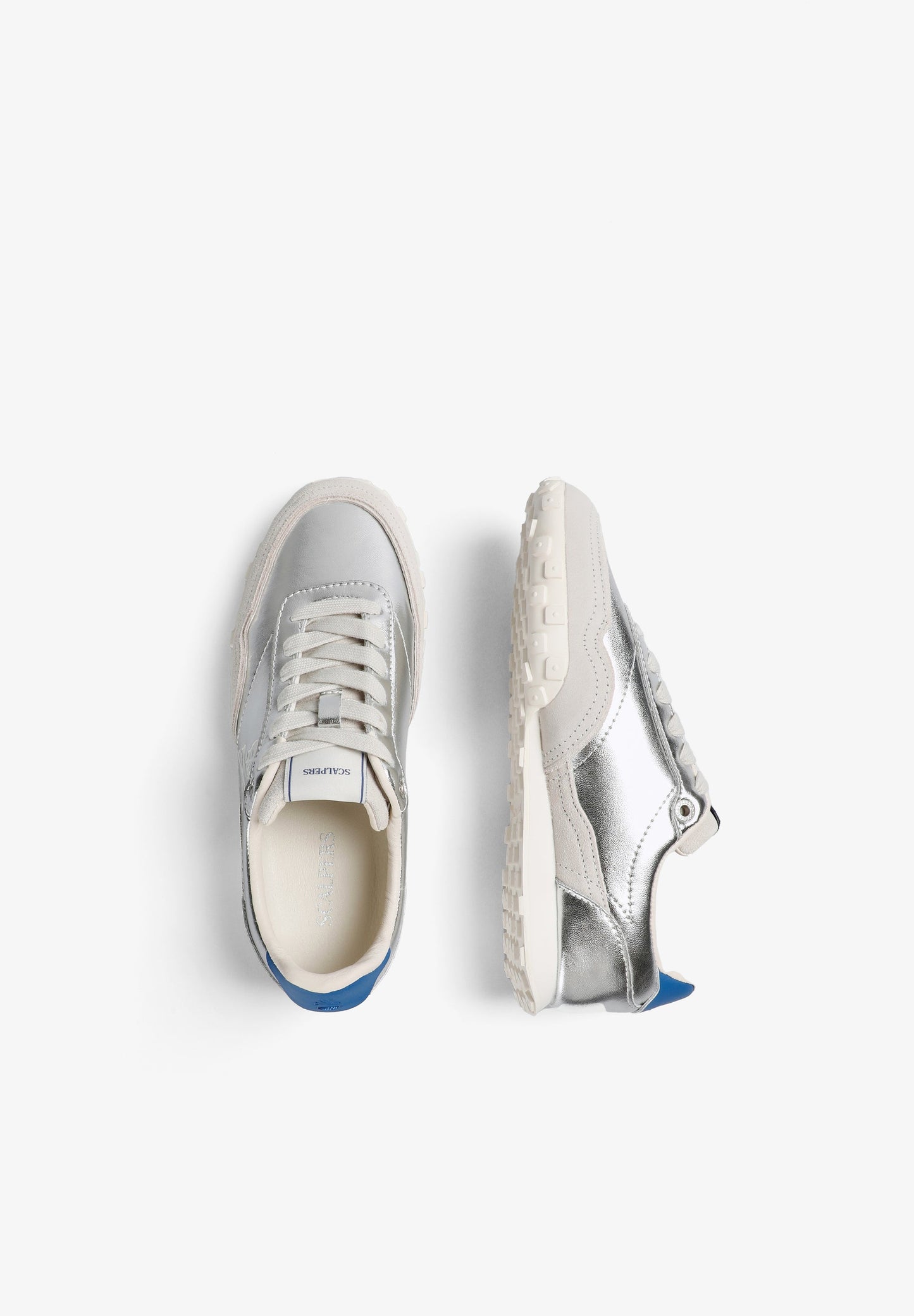 METALLIC LOGO SNEAKERS