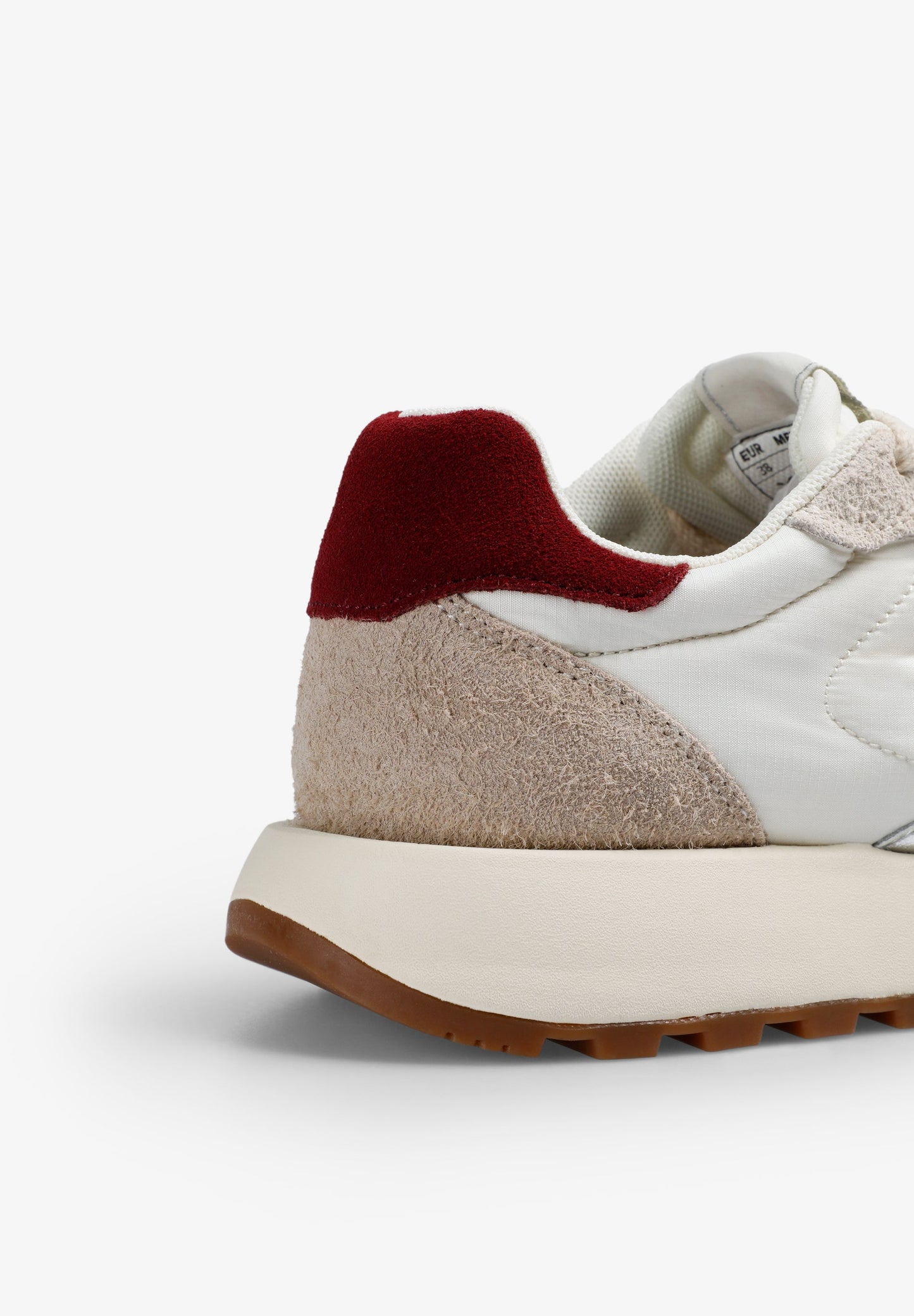 CONTRAST MULTI-TEXTURE SNEAKERS