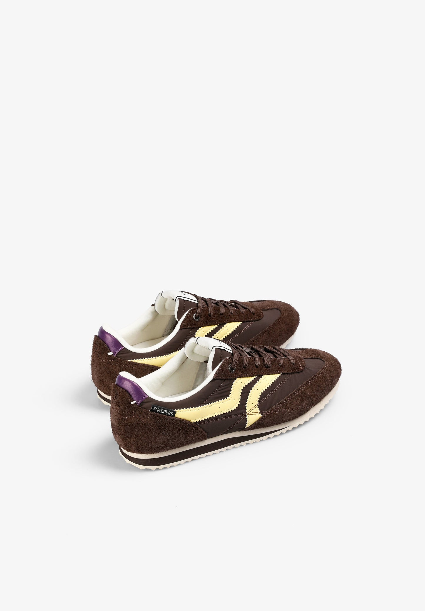 CONTRAST SUEDE SNEAKERS