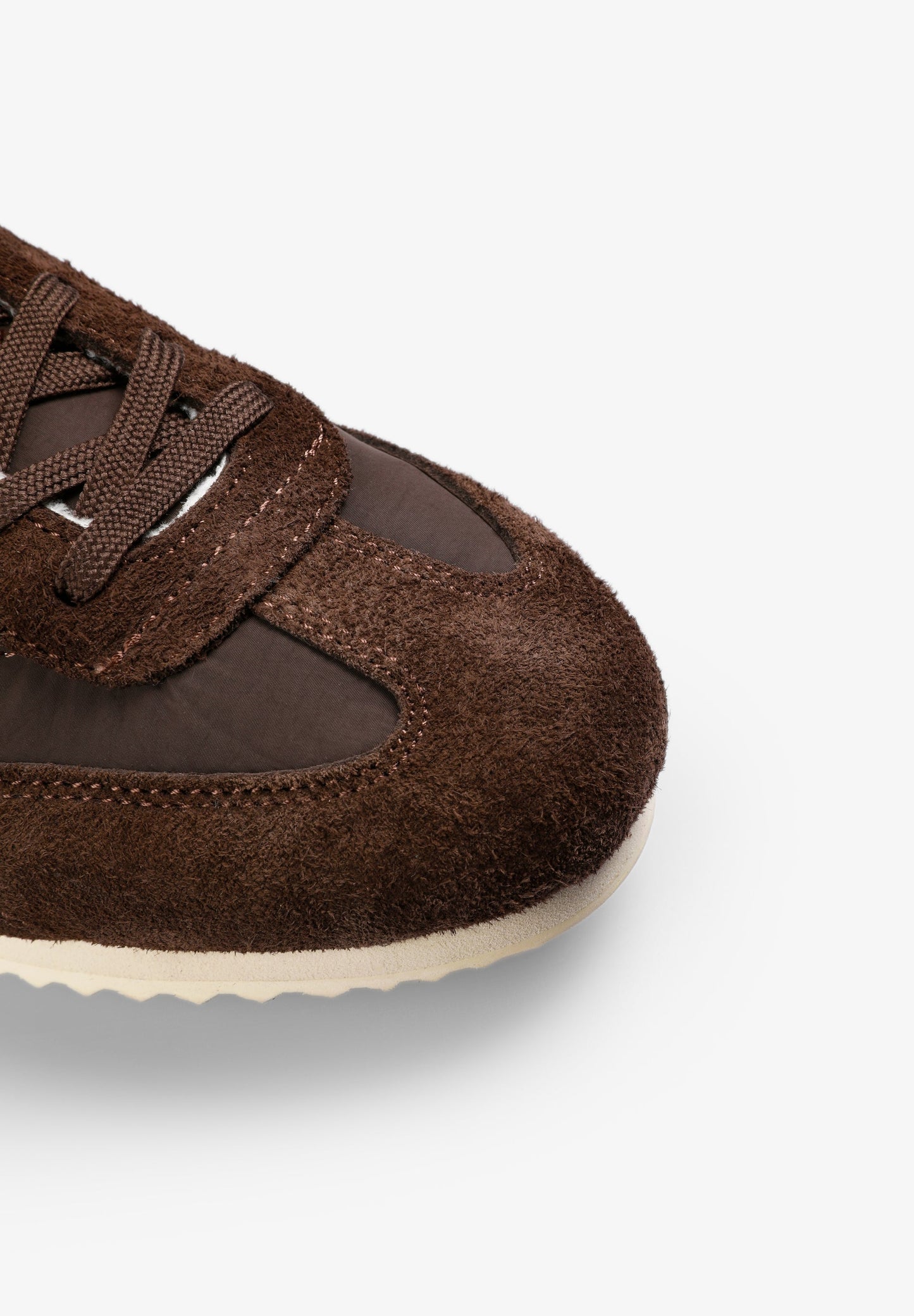 CONTRAST SUEDE SNEAKERS