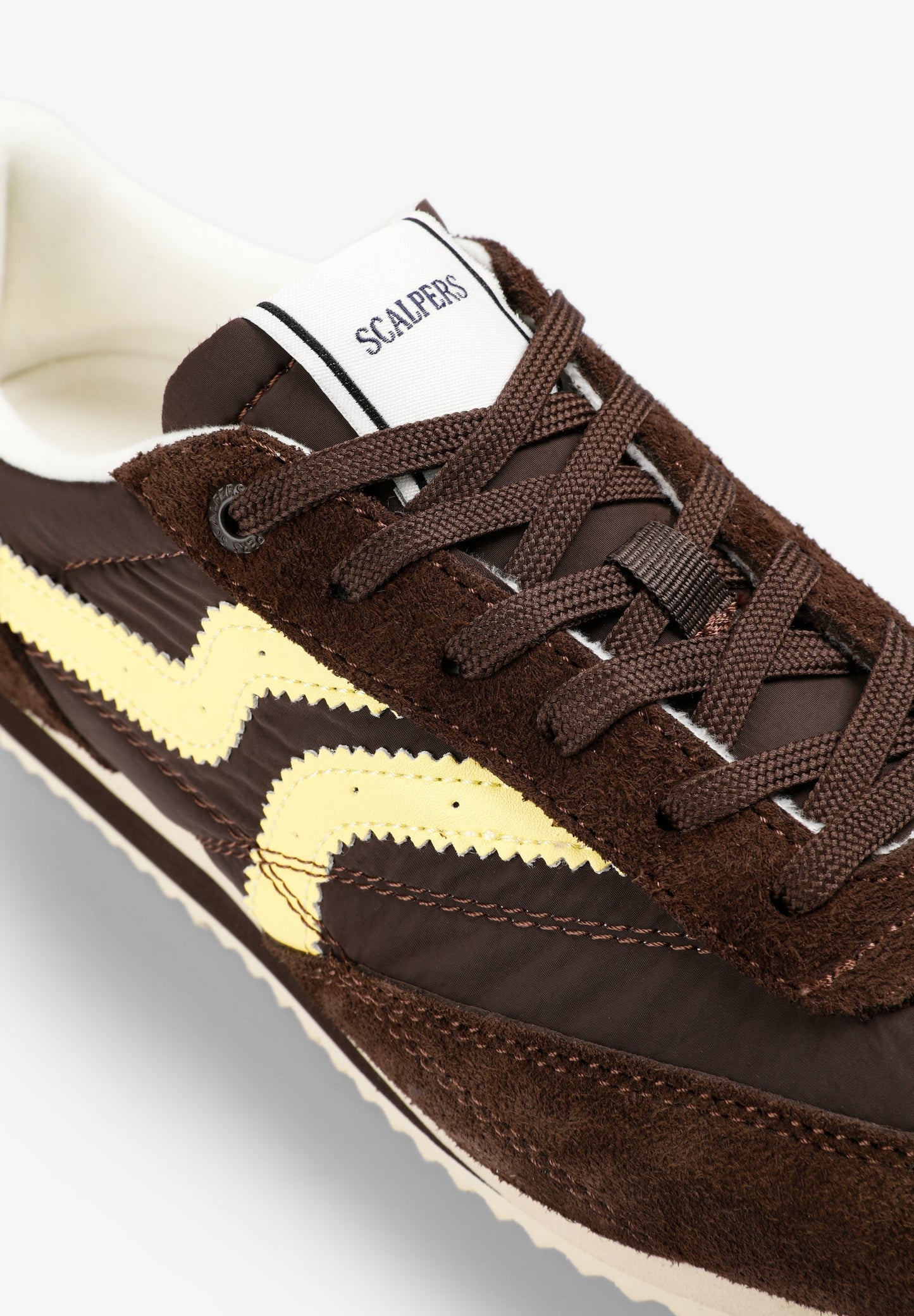 CONTRAST SUEDE SNEAKERS