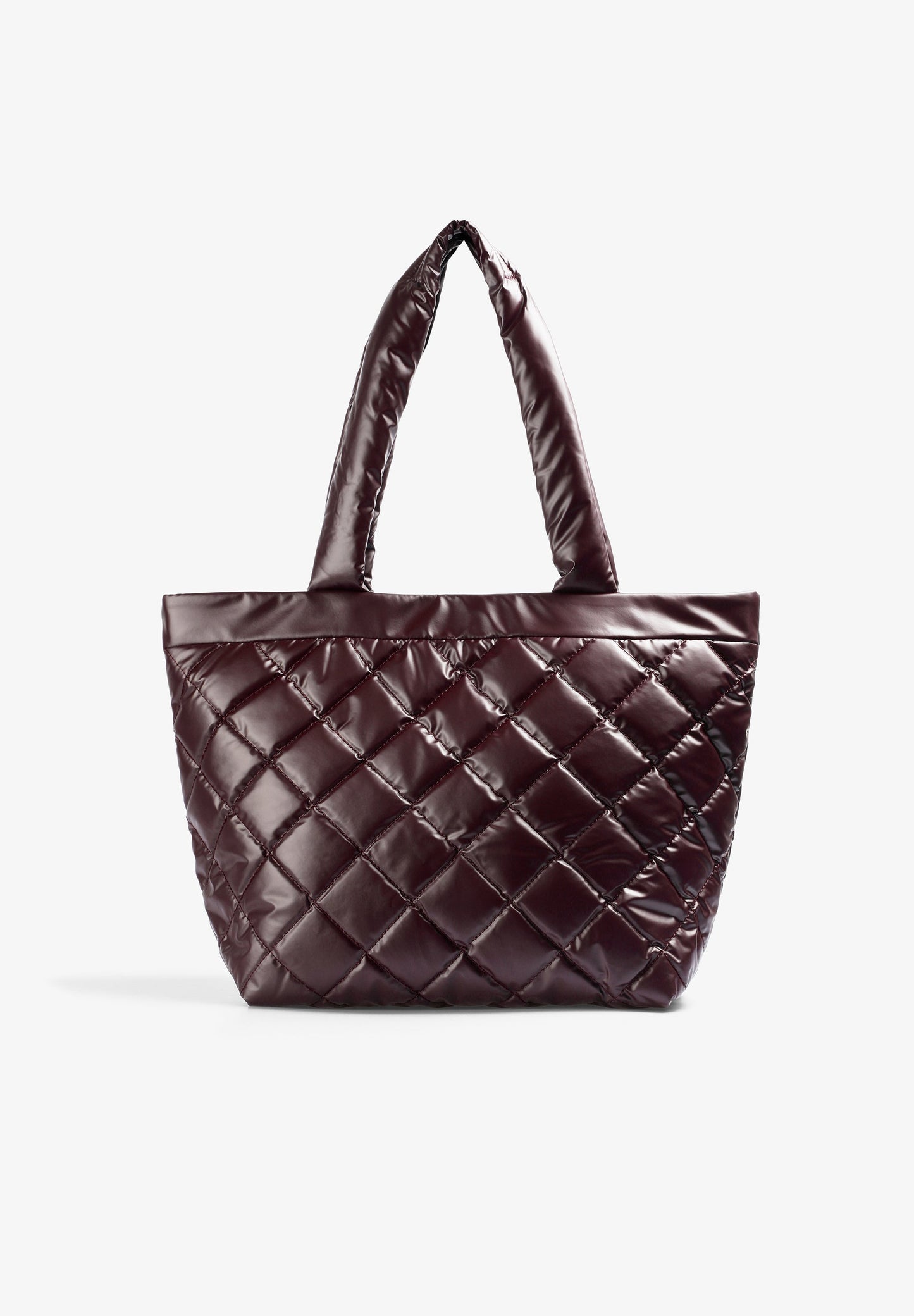 QUILTED SKULL TOTE BAG