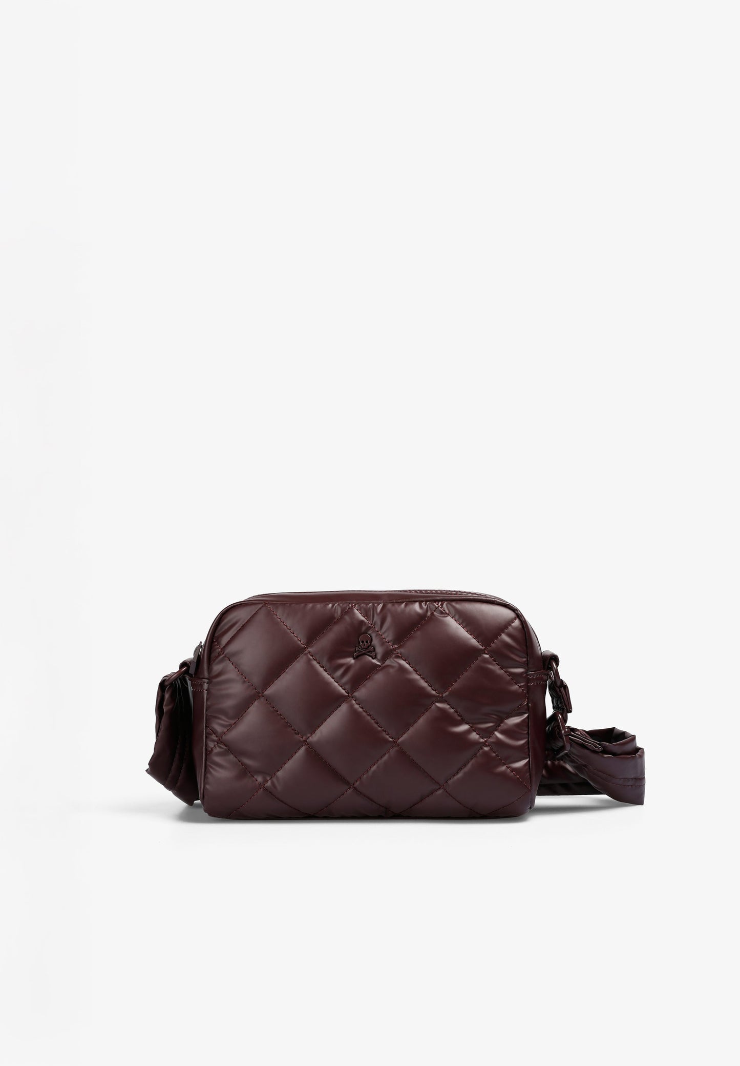 QUILTED METALLIC CROSSBODY BAG