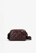 QUILTED METALLIC CROSSBODY BAG