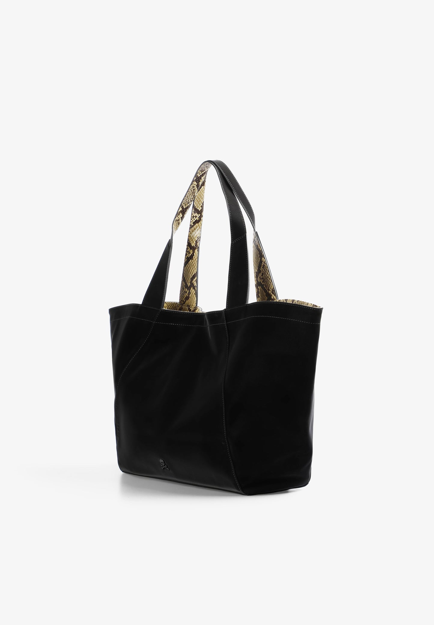 ANIMAL PRINT DETAIL SHOPPER BAG