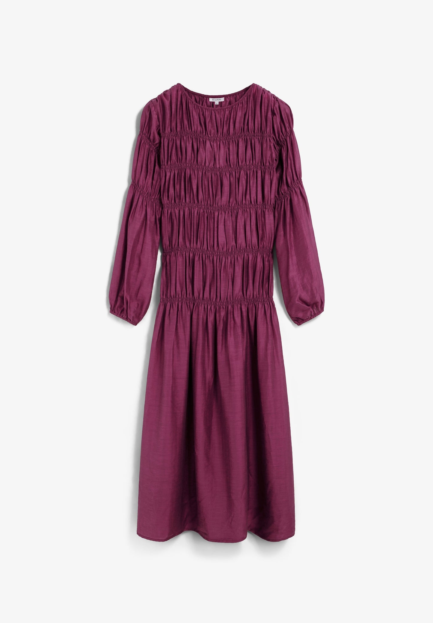 PUFF SLEEVE SMOCK DRESS