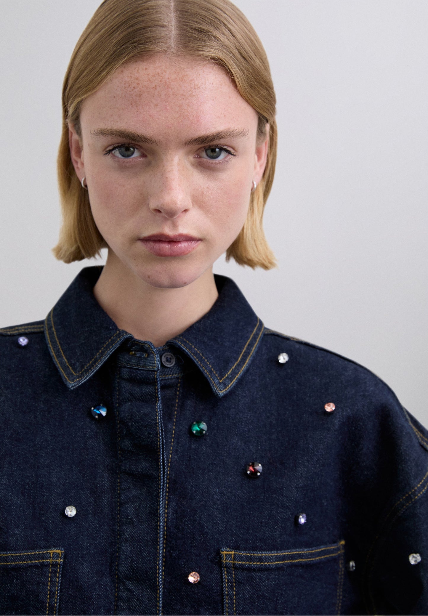 SCMULTIJEWELL DENIM SHIRT