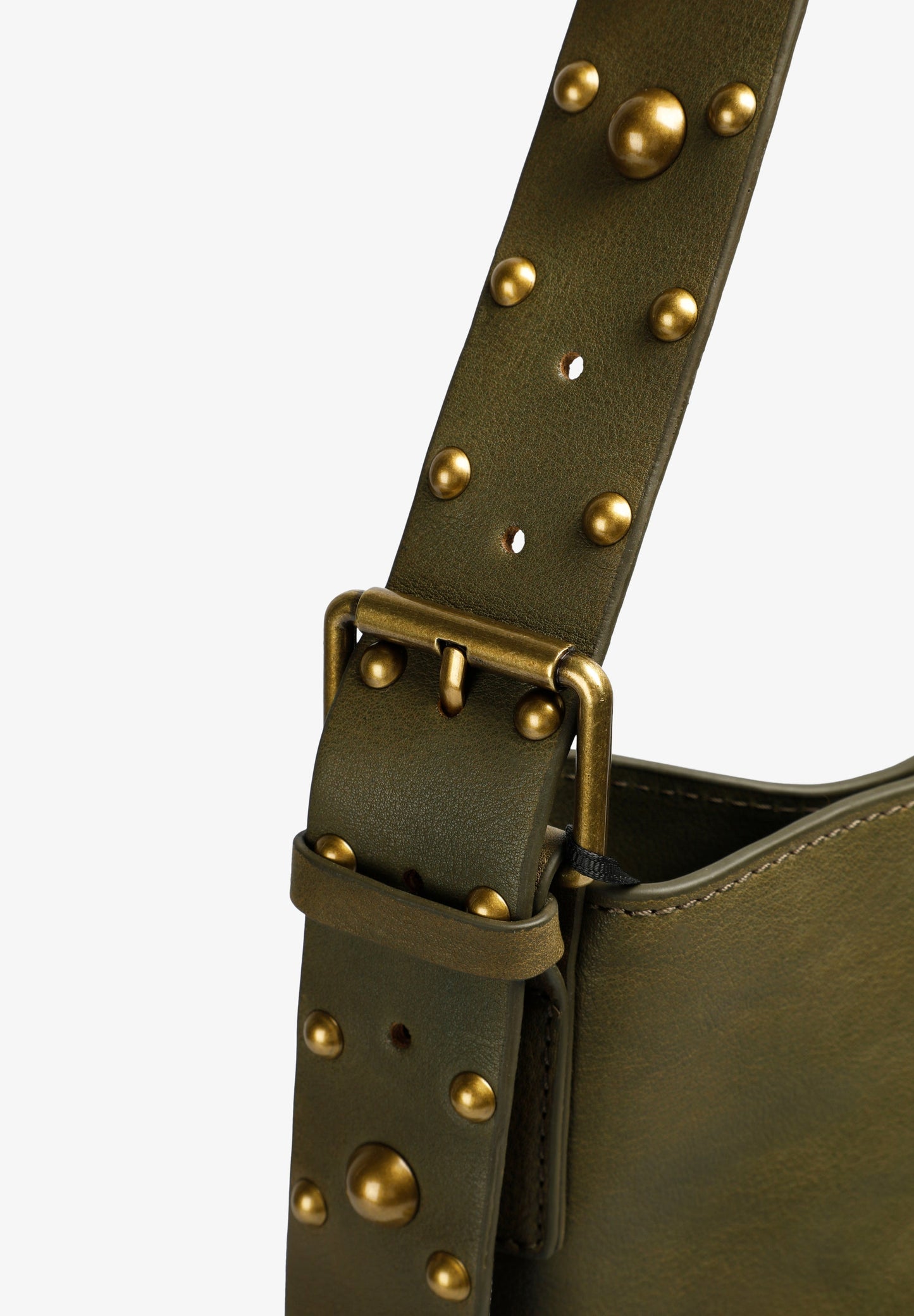 STUDDED LEATHER BAG