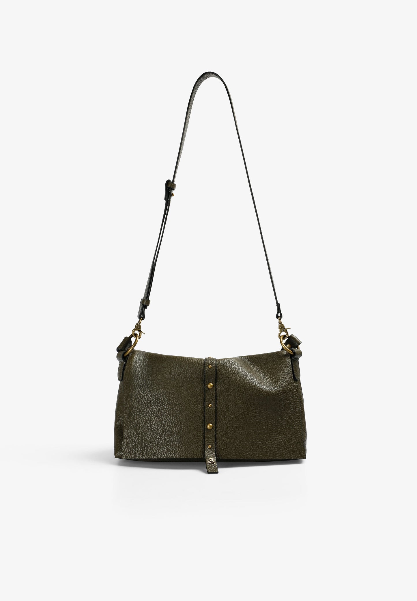 LEATHER BAG WITH STUD DETAIL