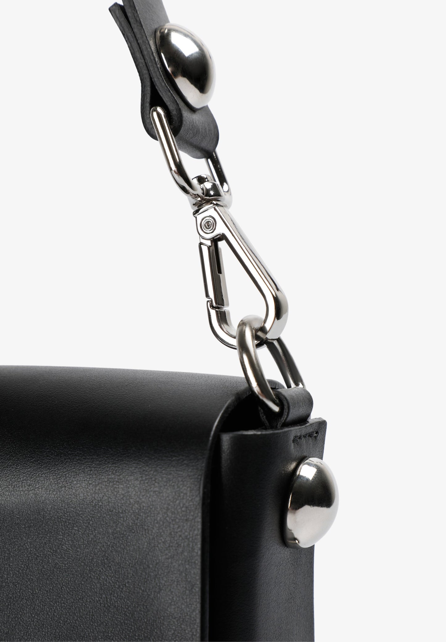 MINI BAG IN 100% LEATHER WITH STUDS