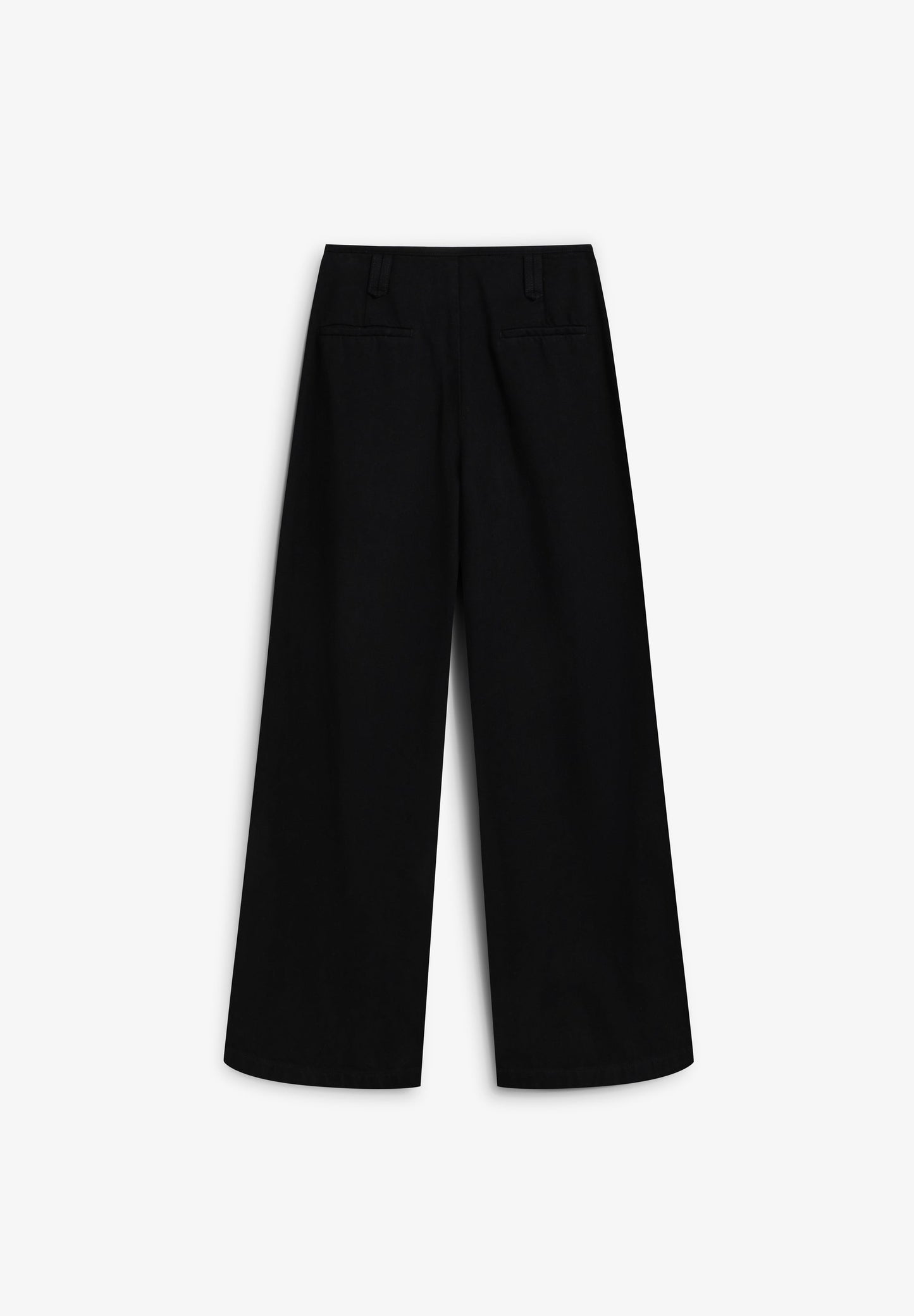 DARTED COTTON TROUSERS