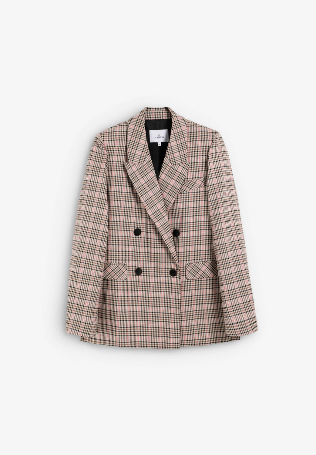 BLAZER CRUZADA CUADROS - Scalpers