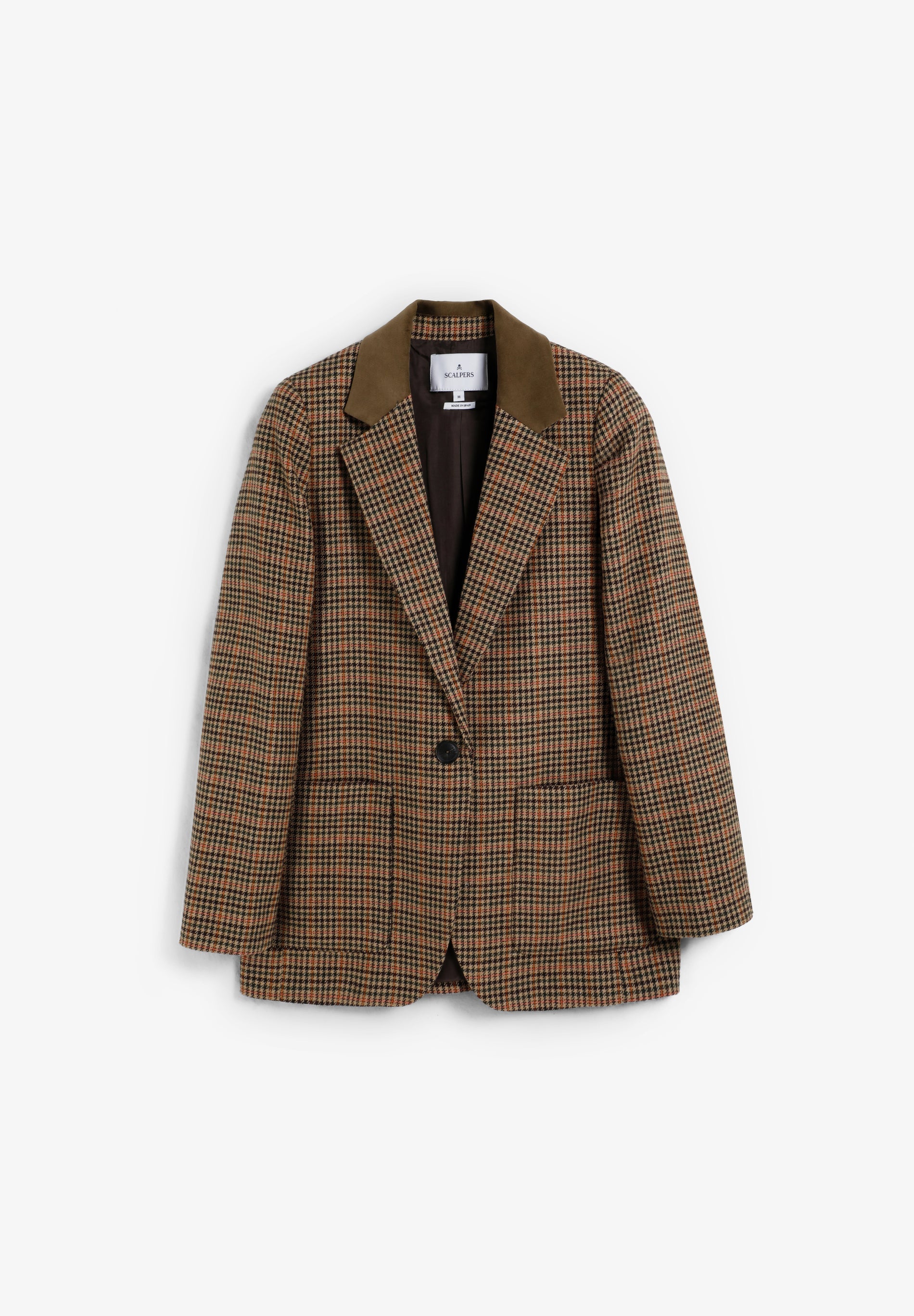 BLAZER WITH CONTRAST DETAILS