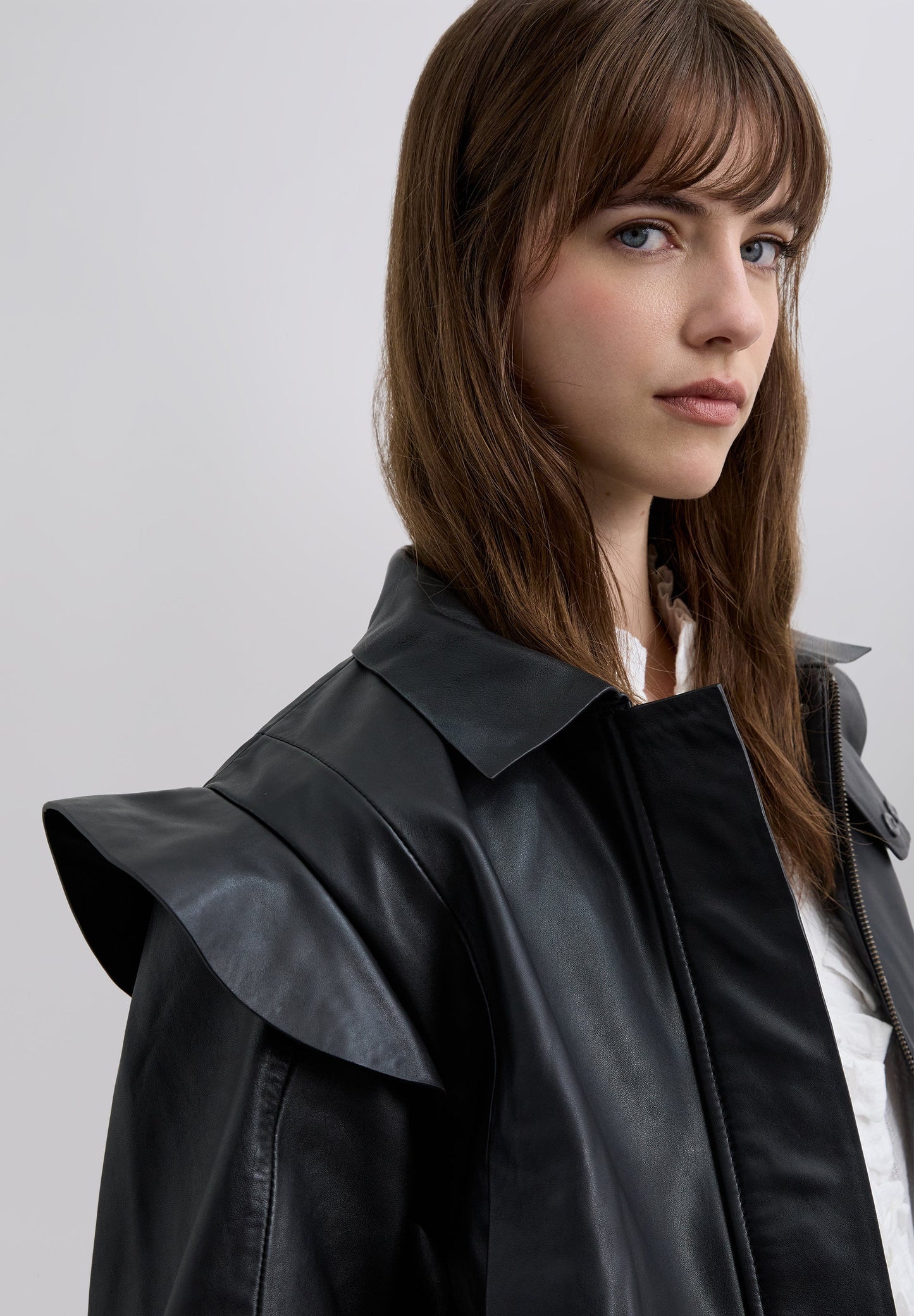 CHAQUETA BOMBER VOLANTES PIEL - Scalpers