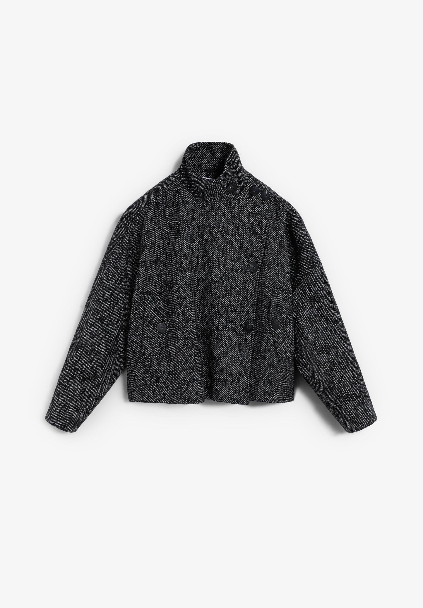 TWILL DOUBLE-BREASTED JACKET