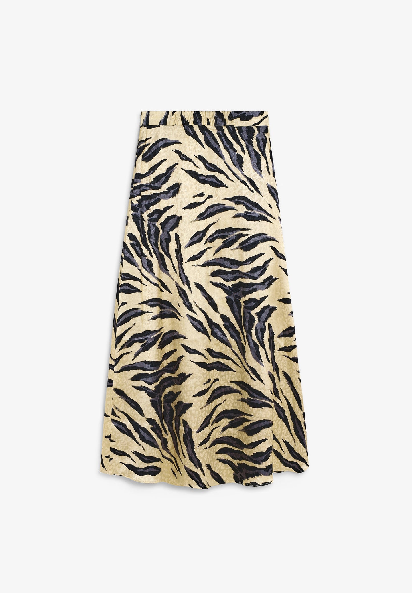 ANIMAL PRINT MIDI SKIRT