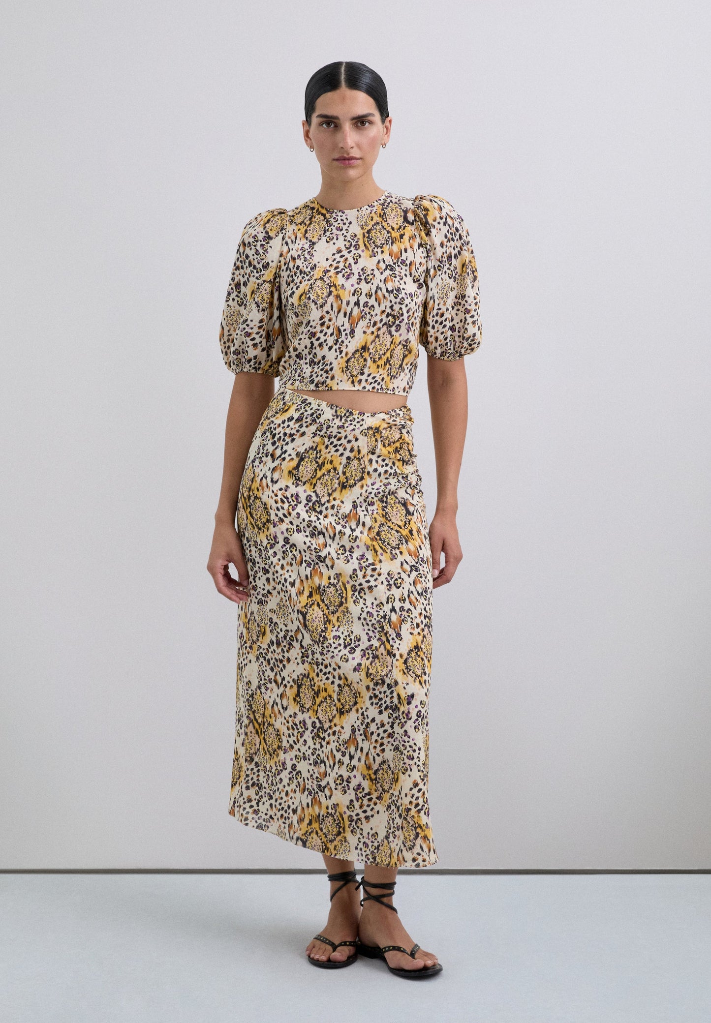 ANIMAL PRINT SKIRT