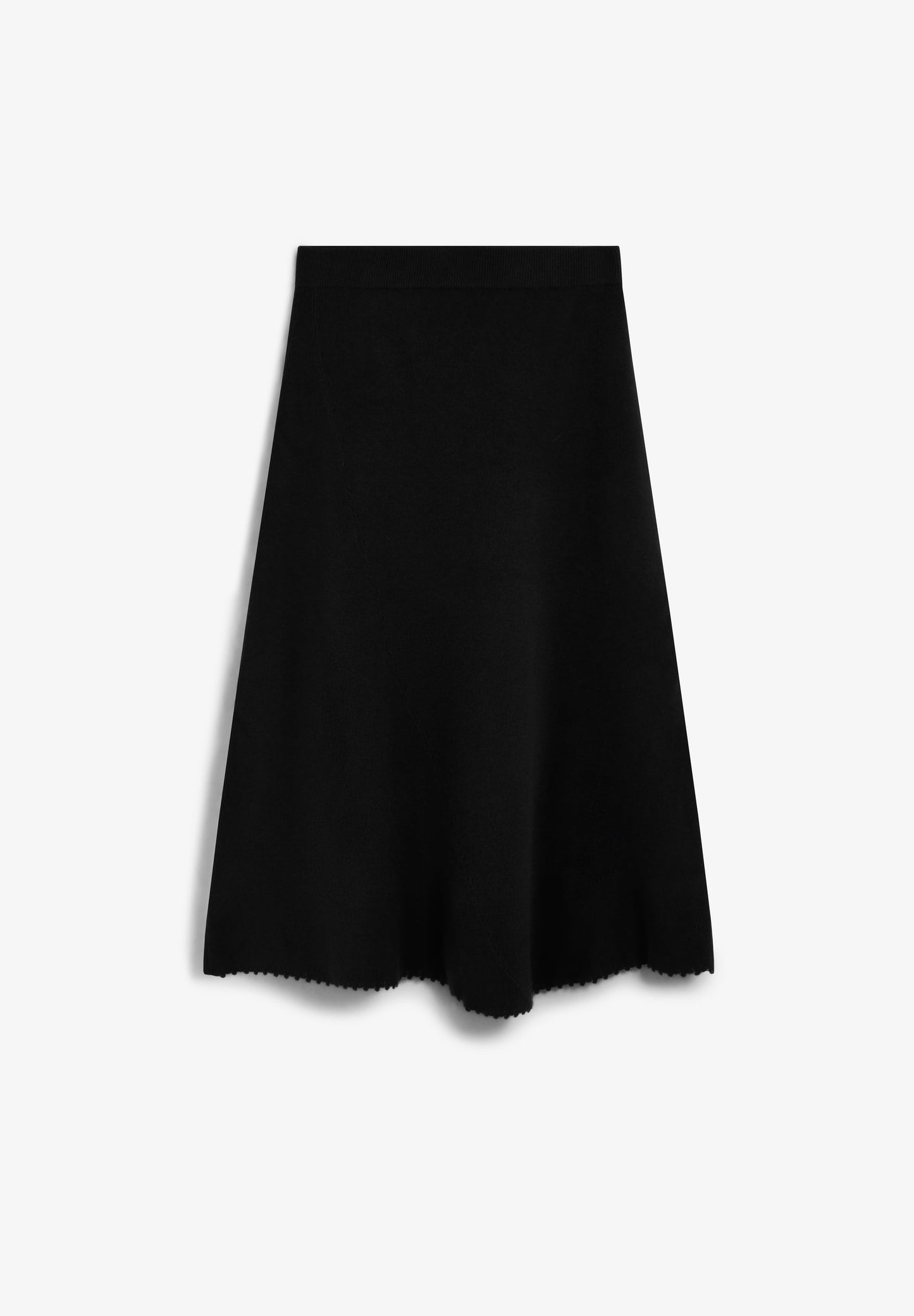 SPECIAL FINISH ASYMMETRIC SKIRT