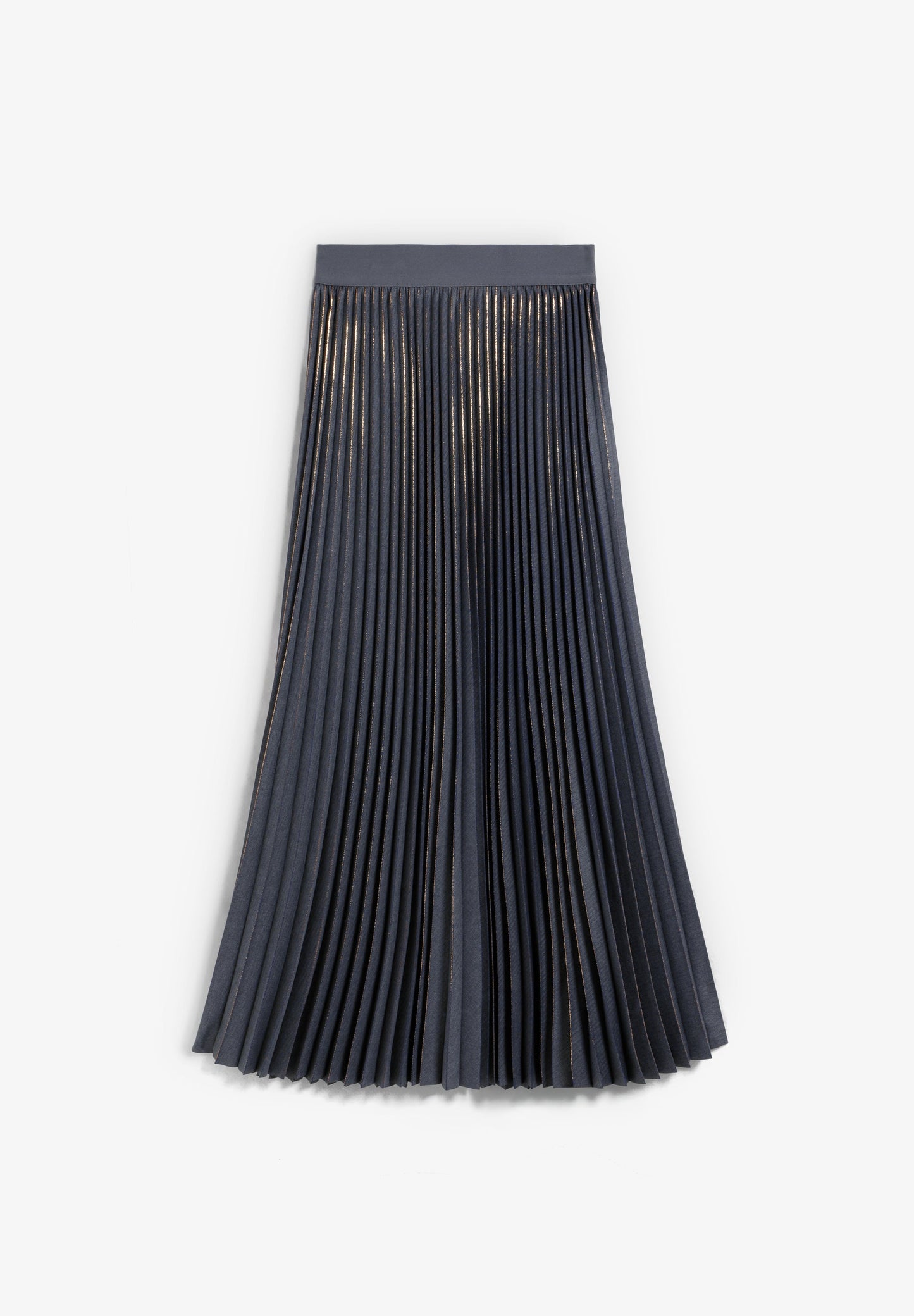 PLEATED SKIRT WITH LUREX DETAILS