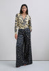FLOWING ANIMAL PRINT TROUSERS