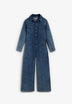 DENIM JUMPSUIT WITH POCKETS