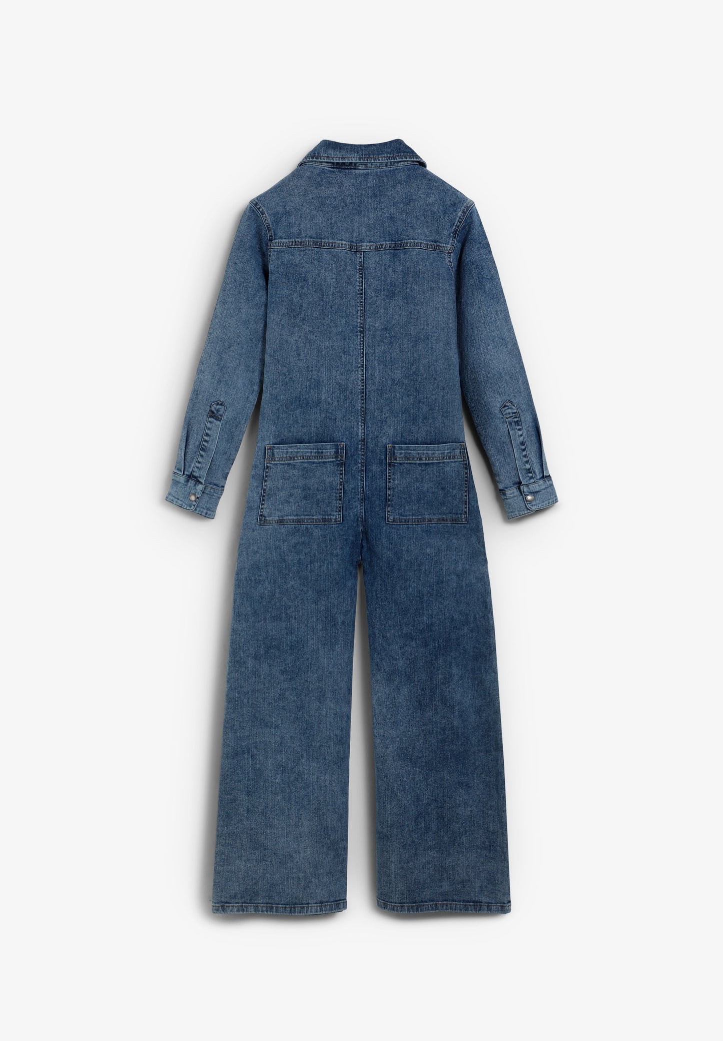 DENIM JUMPSUIT WITH POCKETS