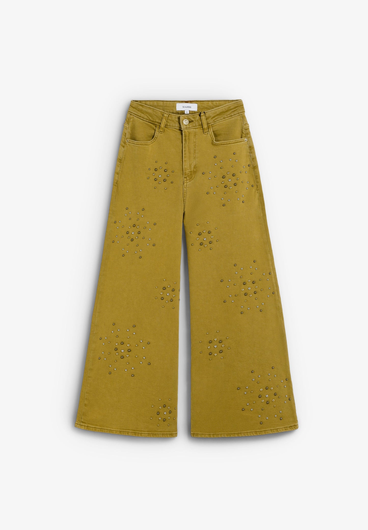 STUDDED CULOTTE JEANS