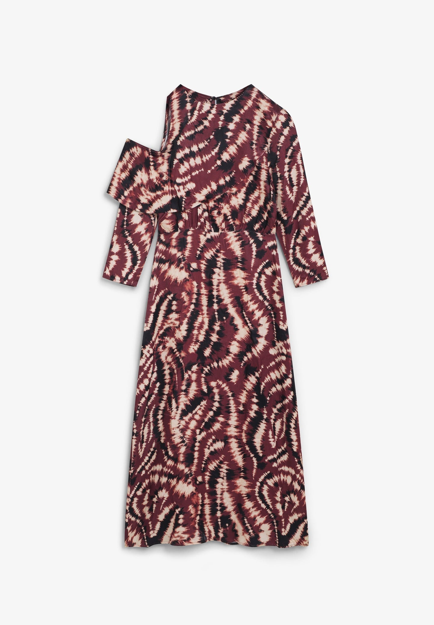 ASYMMETRISCHE JURK TIE-DYE