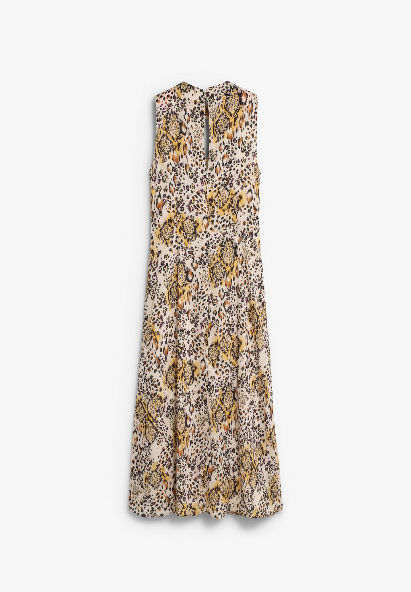 LONG ANIMAL PRINT DRESS