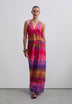 LONG TIE DYE DRESS
