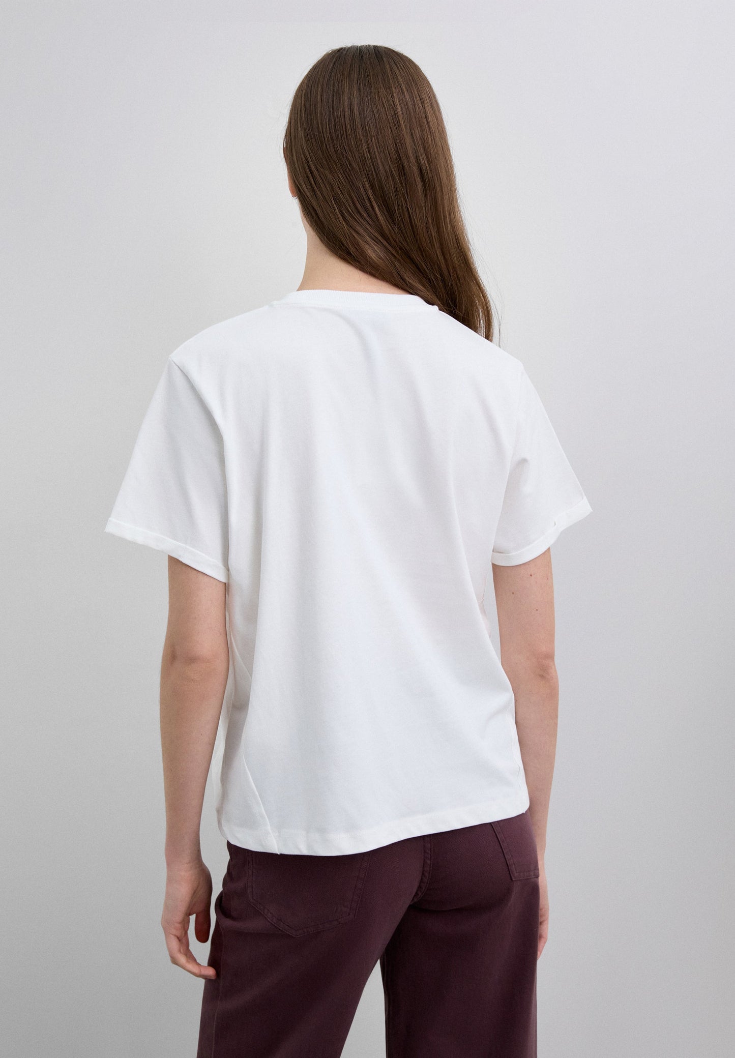 ASYMMETRIC PRINT T-SHIRT