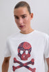 SKULL PRINT T-SHIRT