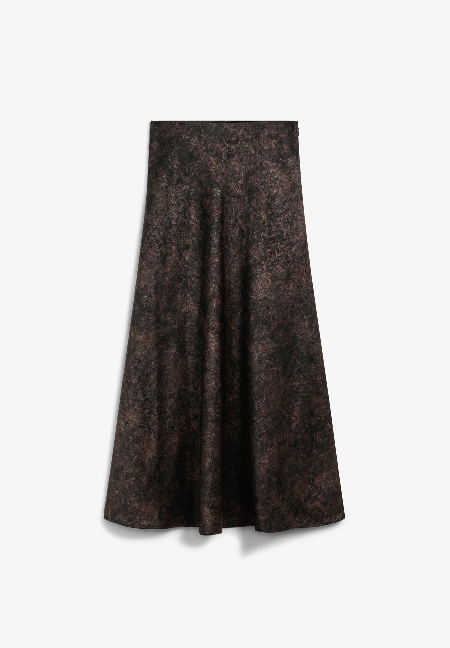 MARBLEISED SATIN SKIRT