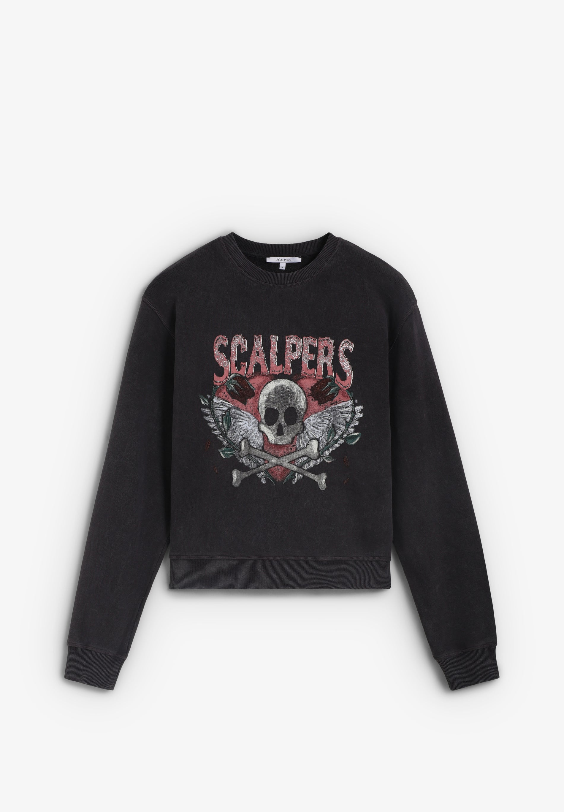 PRINTED SKULL HOODIE