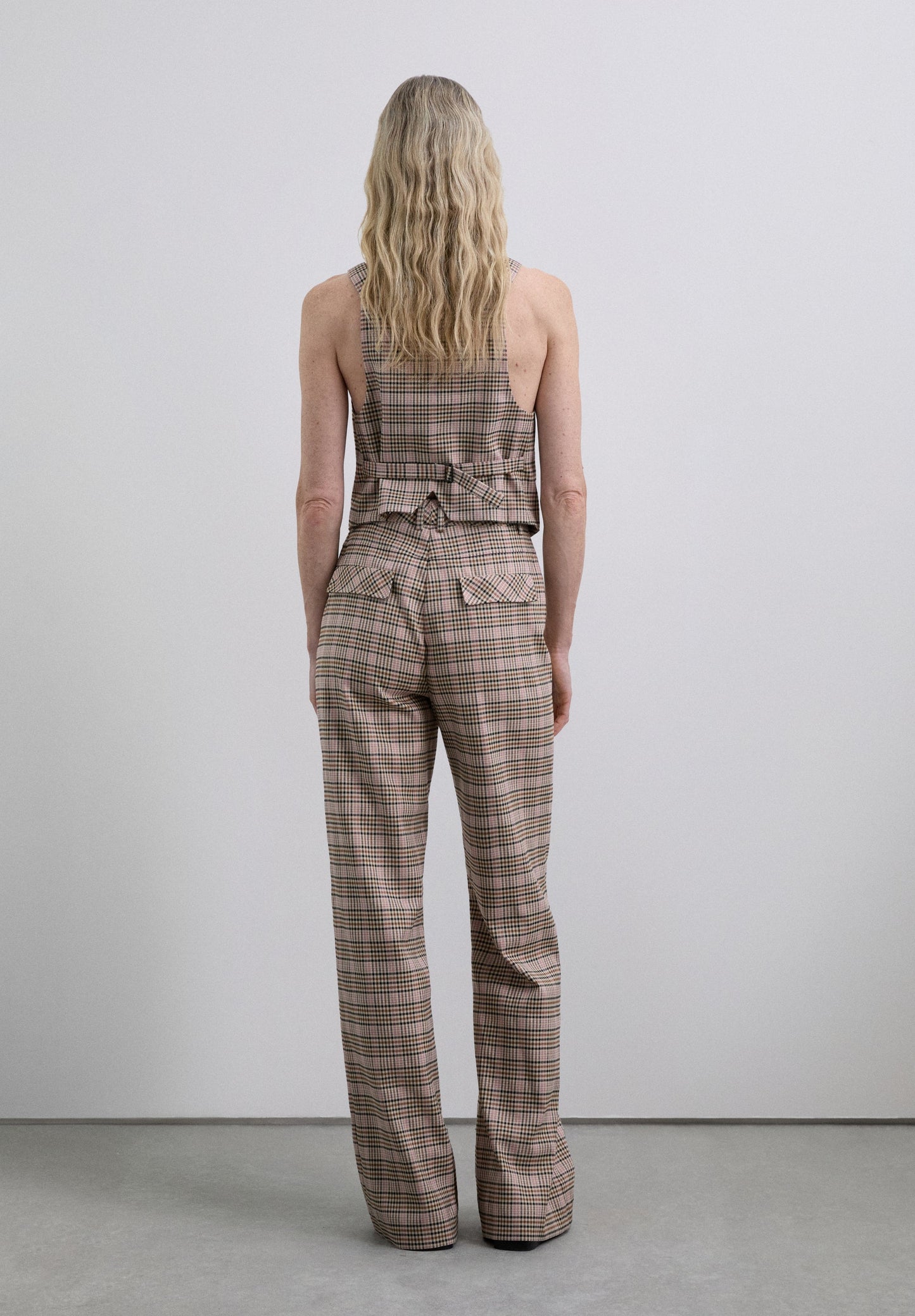 PANTALÓN CAMPANA CUADROS - Scalpers