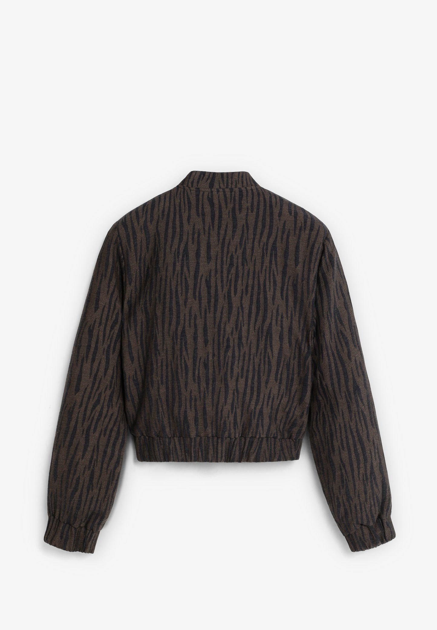 ANIMAL PRINT BOMBER JACKET