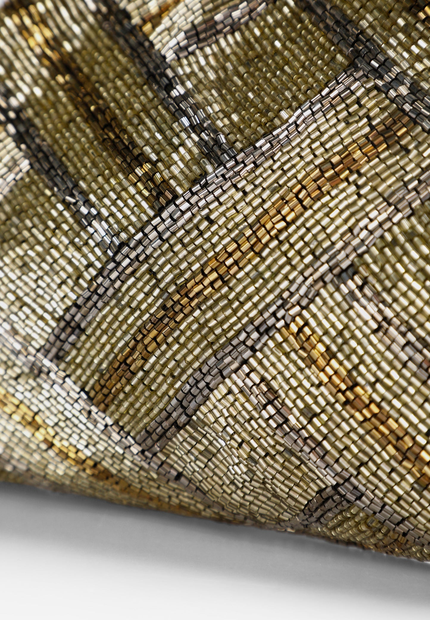 CLUTCH BAG WITH BEAD DETAIL