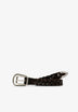 BRAIDED LEATHER BELT