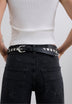 CLASSIC STUDDED LEATHER BELT