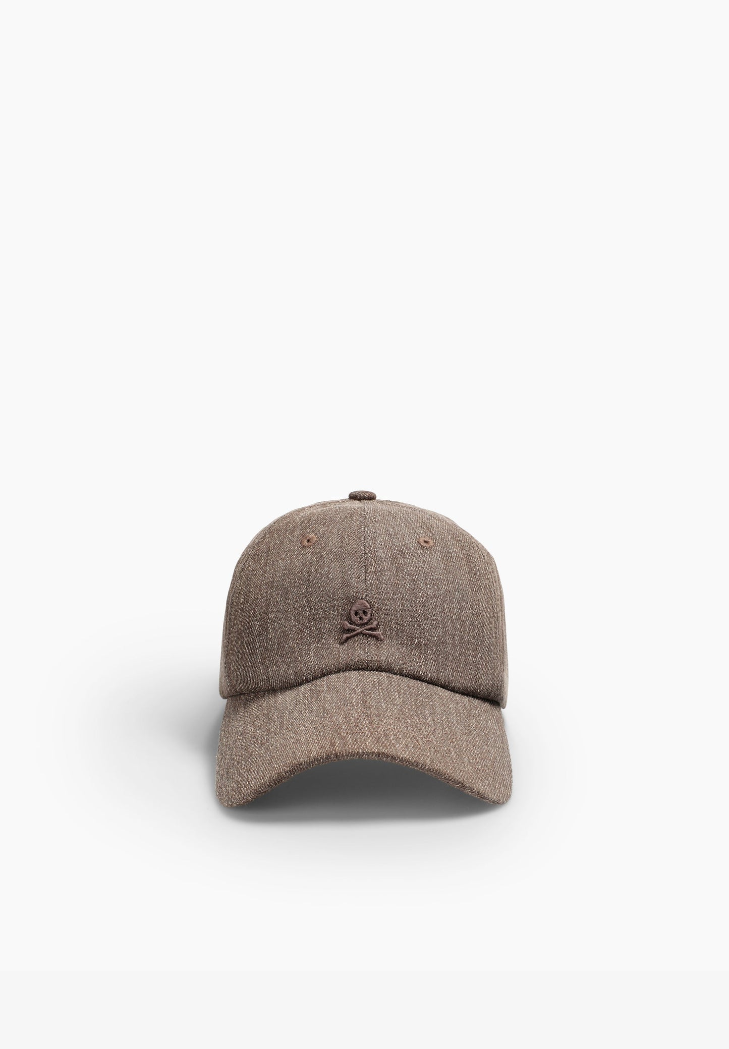 FADED-EFFECT DENIM CAP