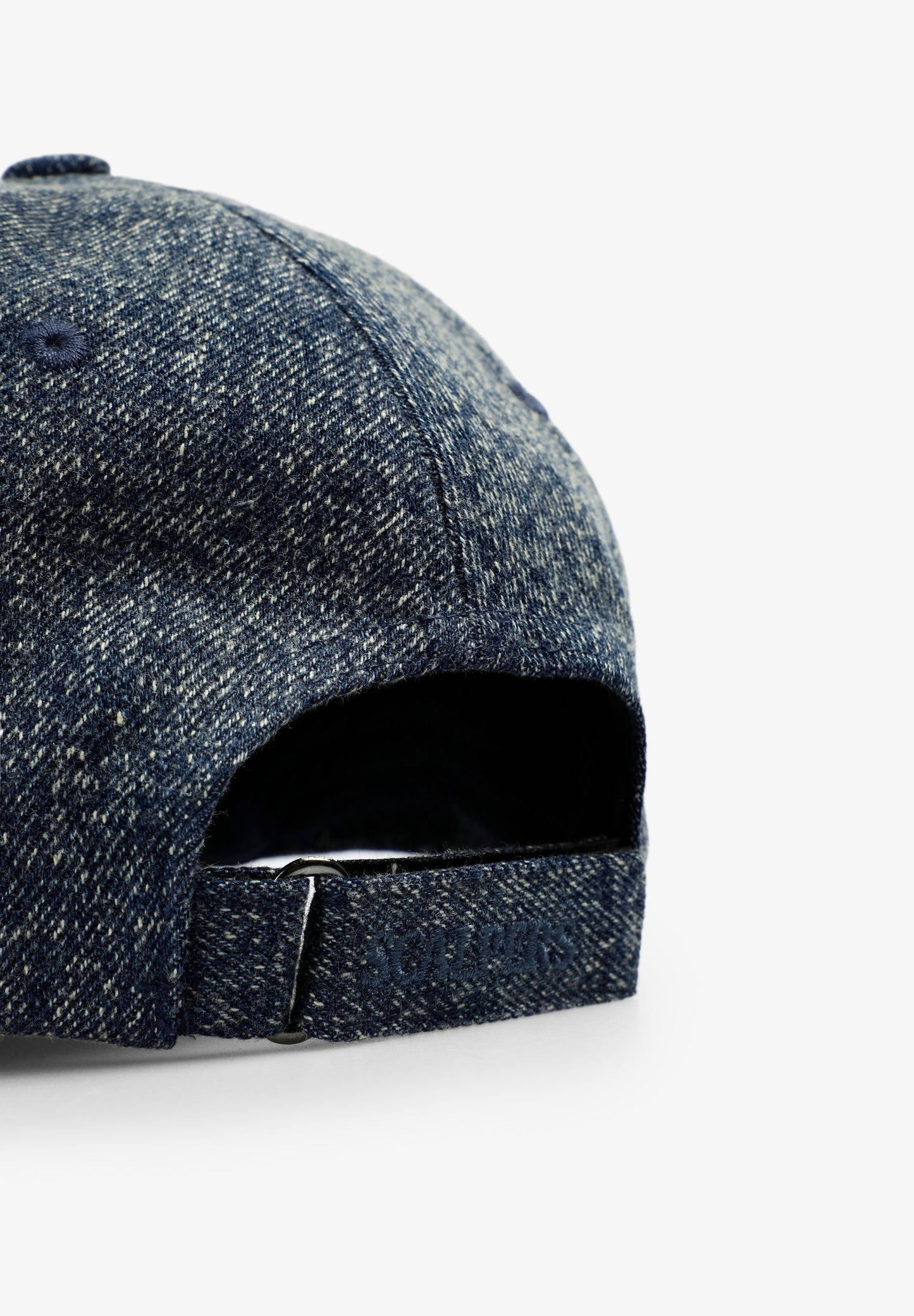 FADED-EFFECT DENIM CAP