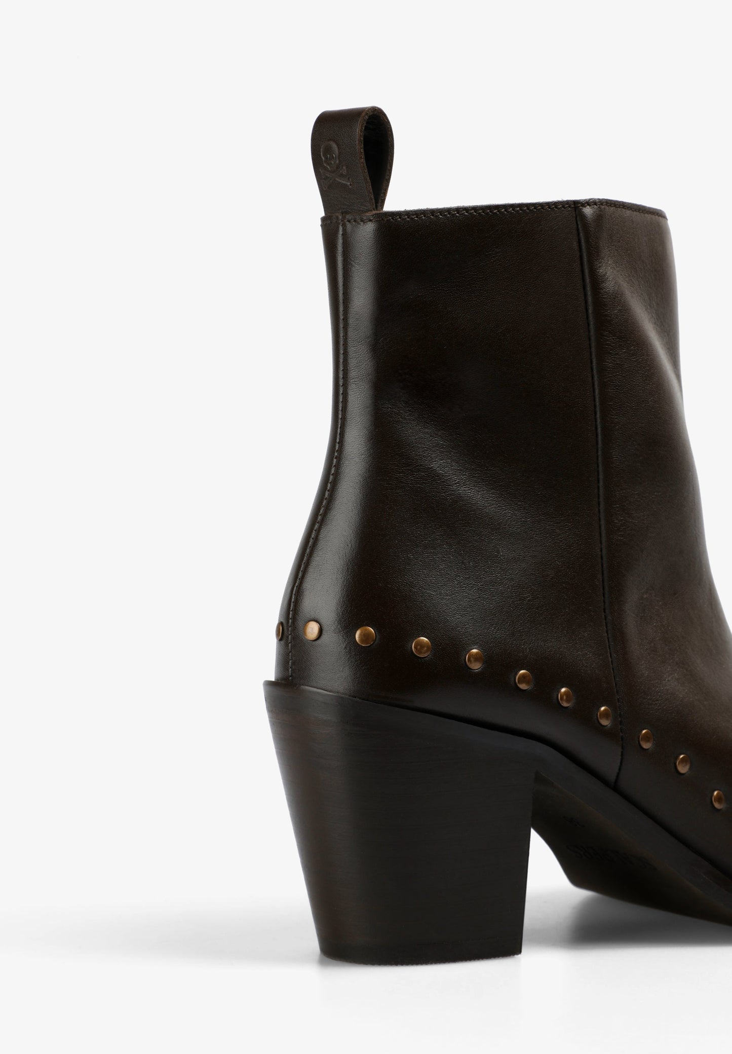 STUDDED LEATHER BOOTS