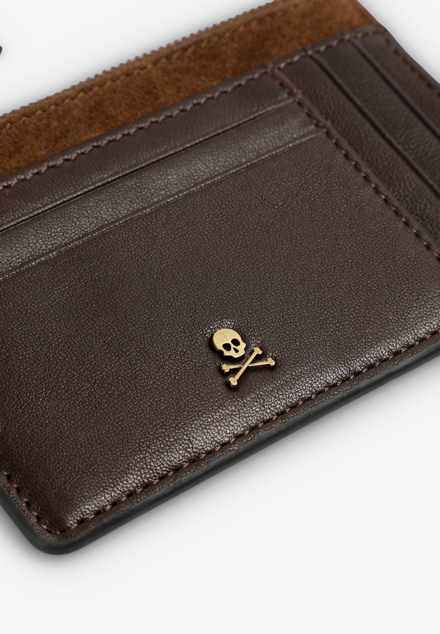 LEATHER CARD HOLDER WITH ZIP