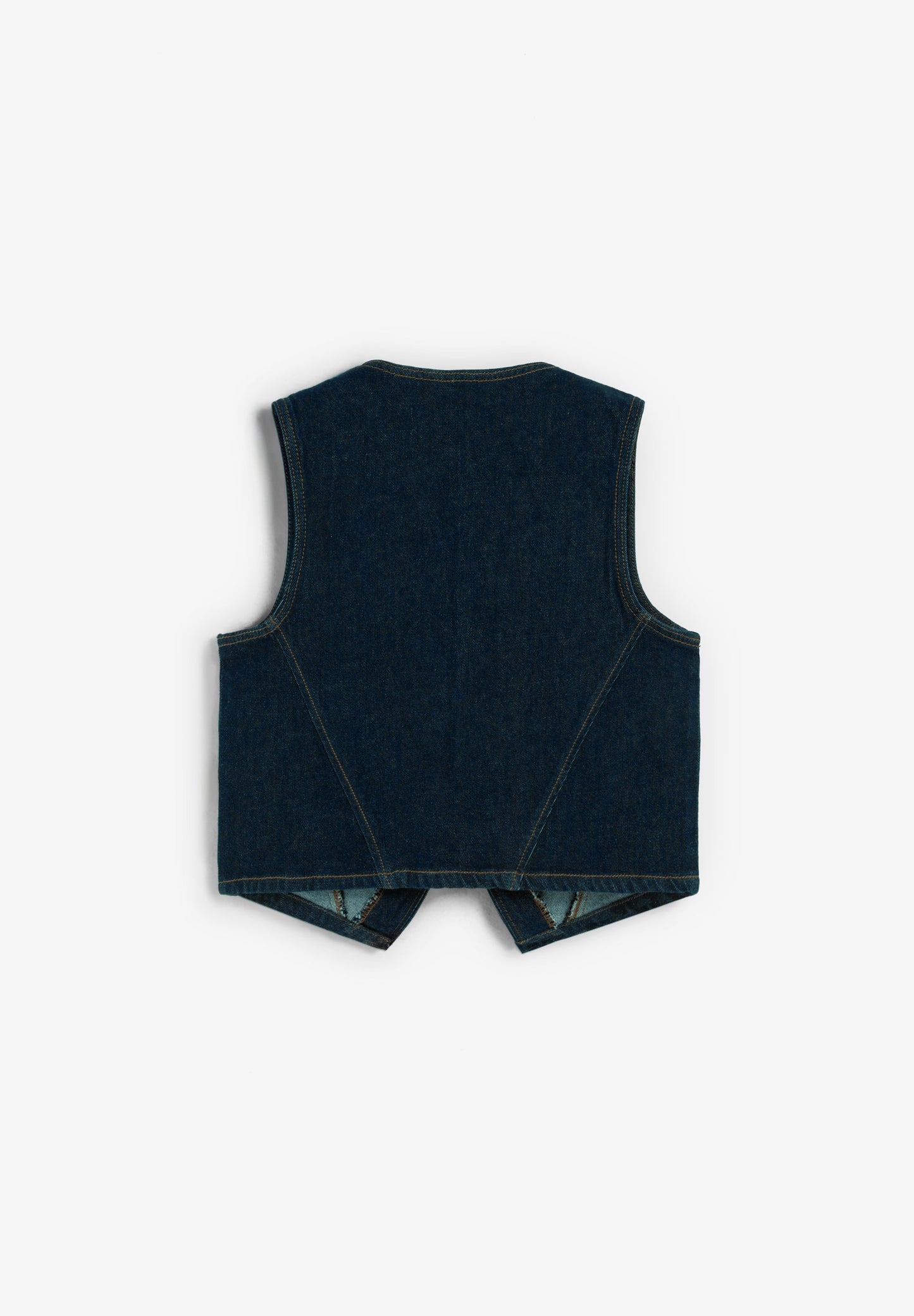 CROPPED DENIM GILET