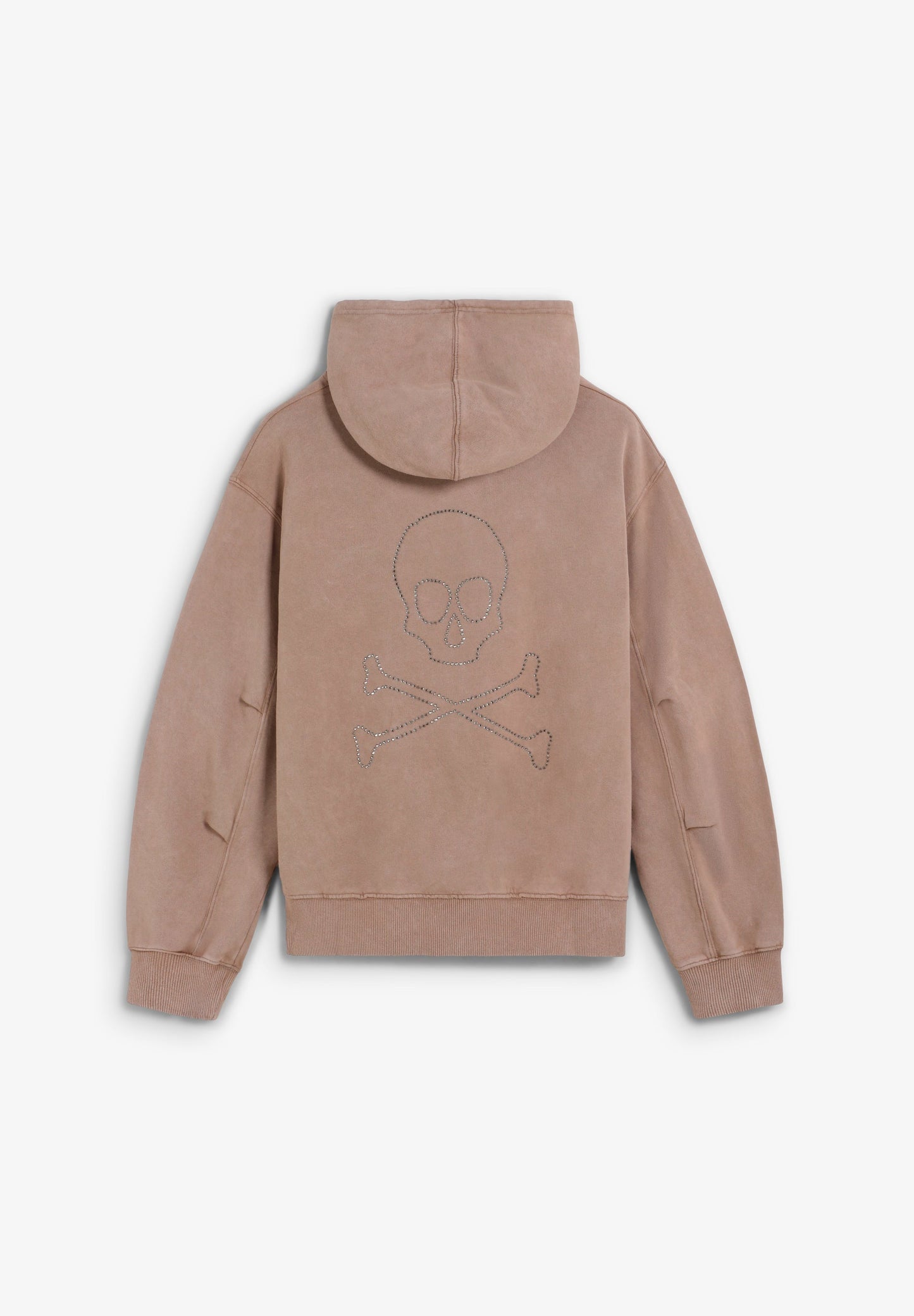 FADED SWEATSHIRT STUDDED SKULL