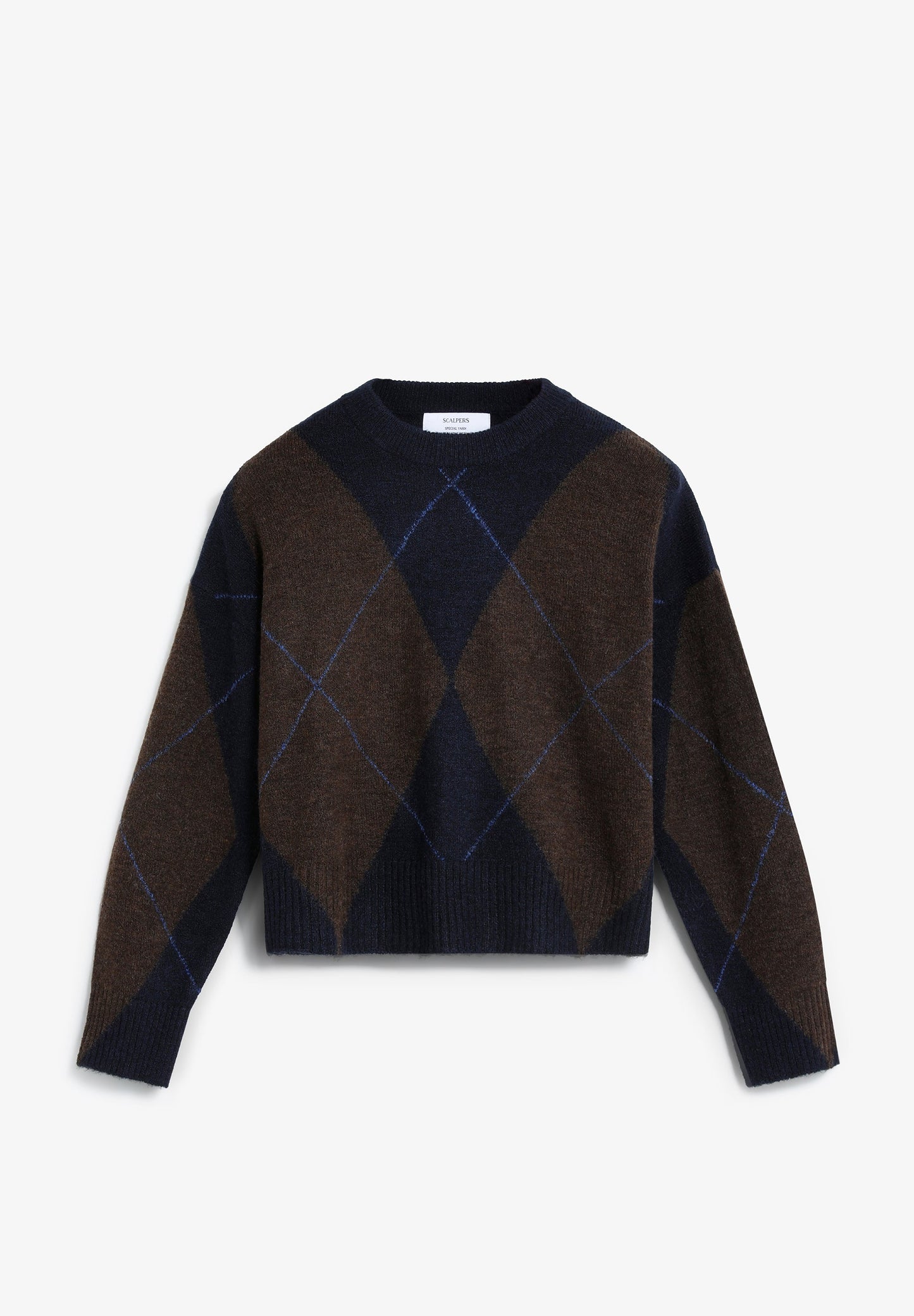 DIAMOND PATTERN SWEATER