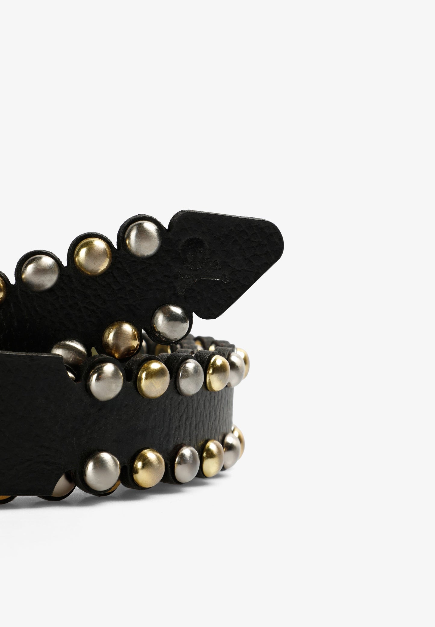 LEATHER BELT WITH STUDS