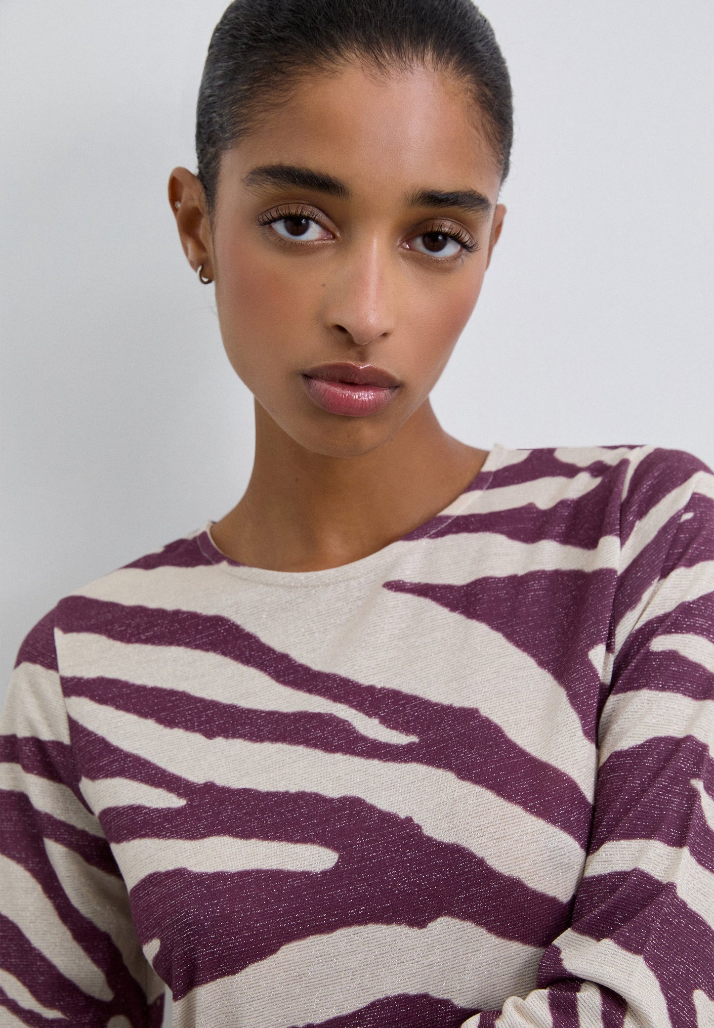 LONG ANIMAL PRINT DRESS